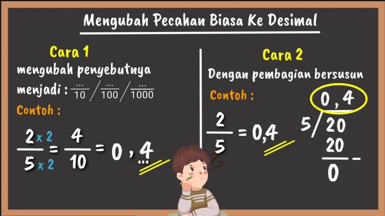 Detail Contoh Pecahan Desimal Nomer 7