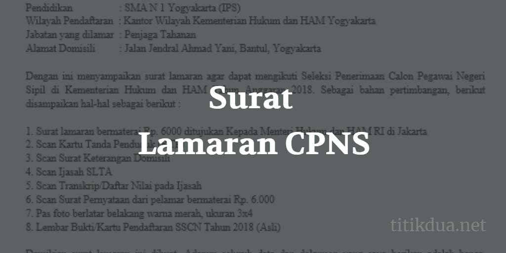 Detail Contoh Pekerjaan Pns Nomer 55