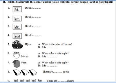 Detail Contoh Pelajaran Anak Tk Nomer 53