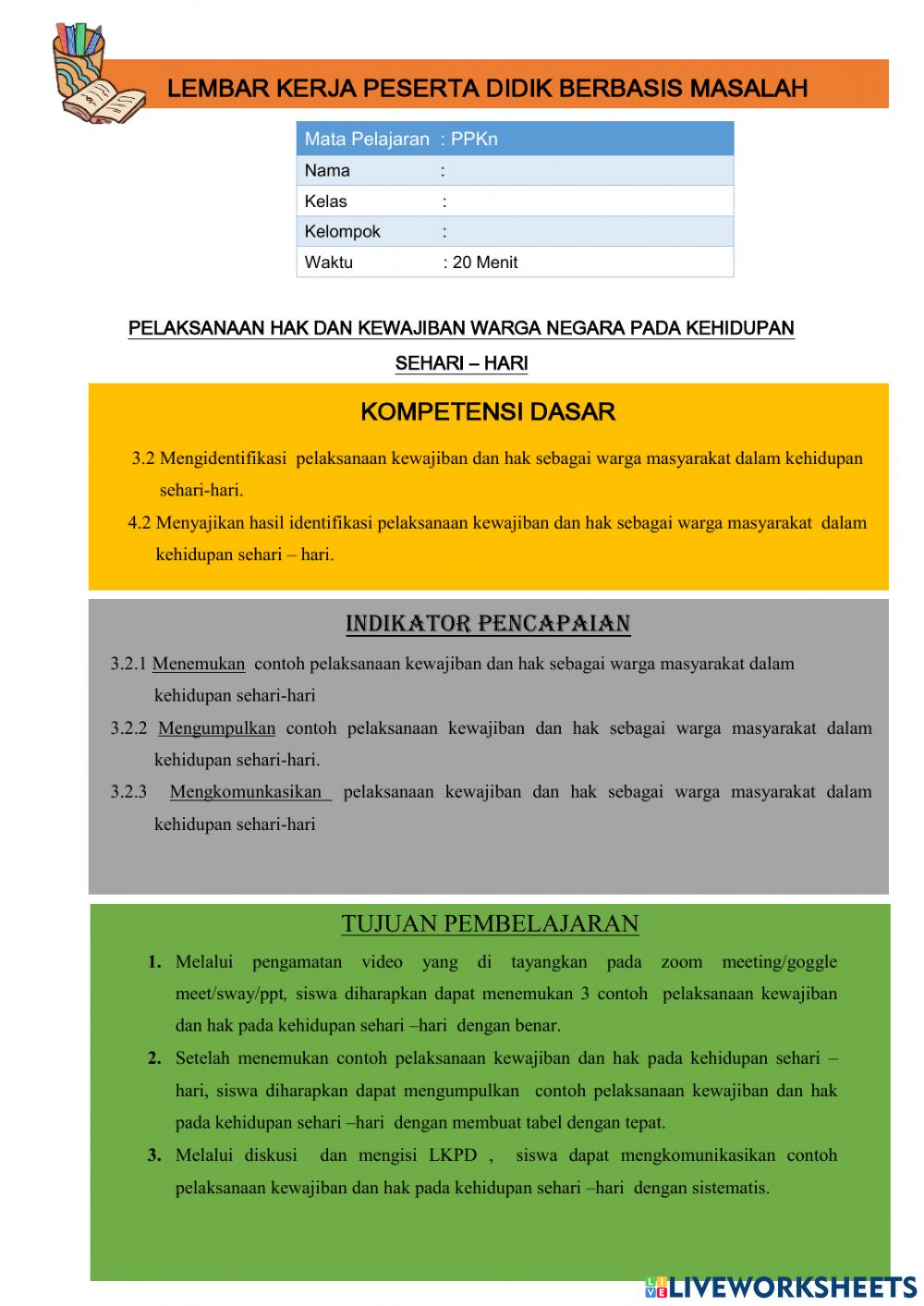 Detail Contoh Pelaksanaan Hak Warga Masyarakat Nomer 21