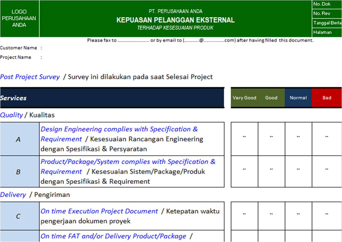 Detail Contoh Pelanggan Internal Nomer 40