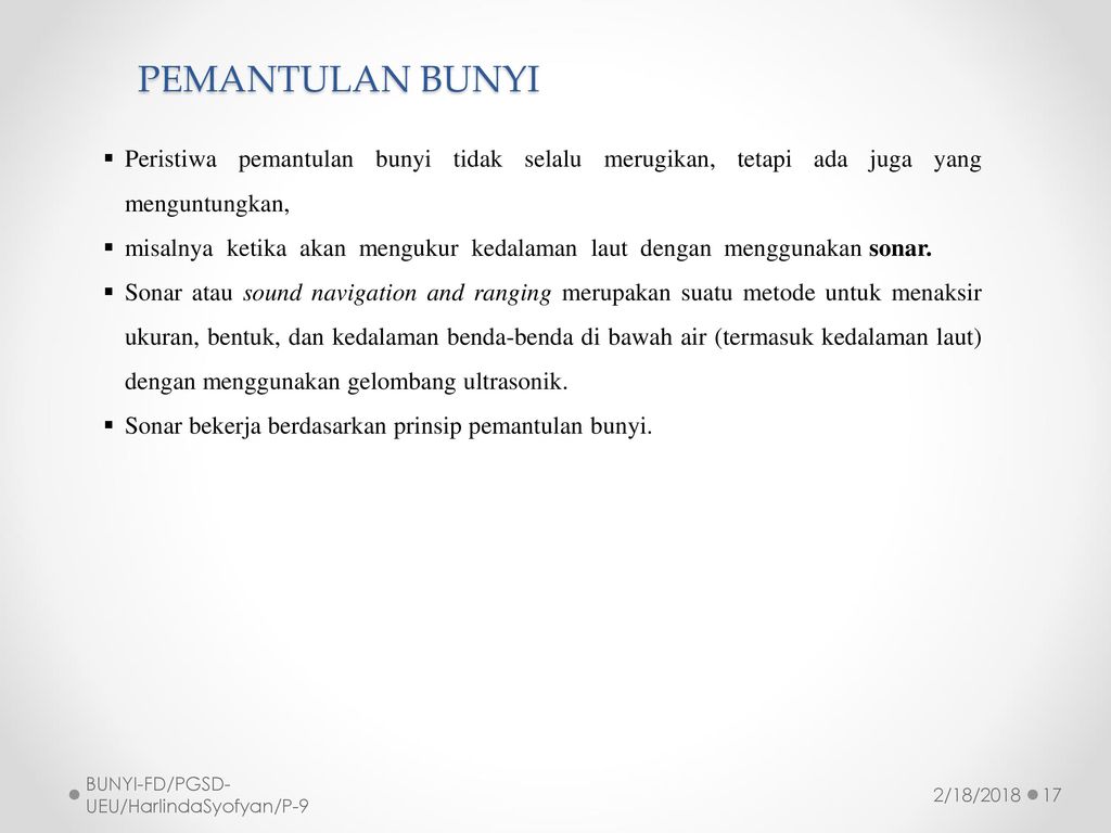 Detail Contoh Pemantulan Bunyi Nomer 40