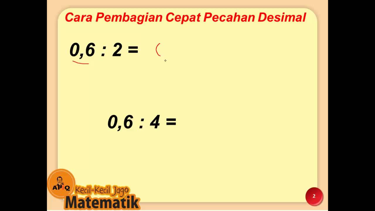 Detail Contoh Pembagian Desimal Nomer 17