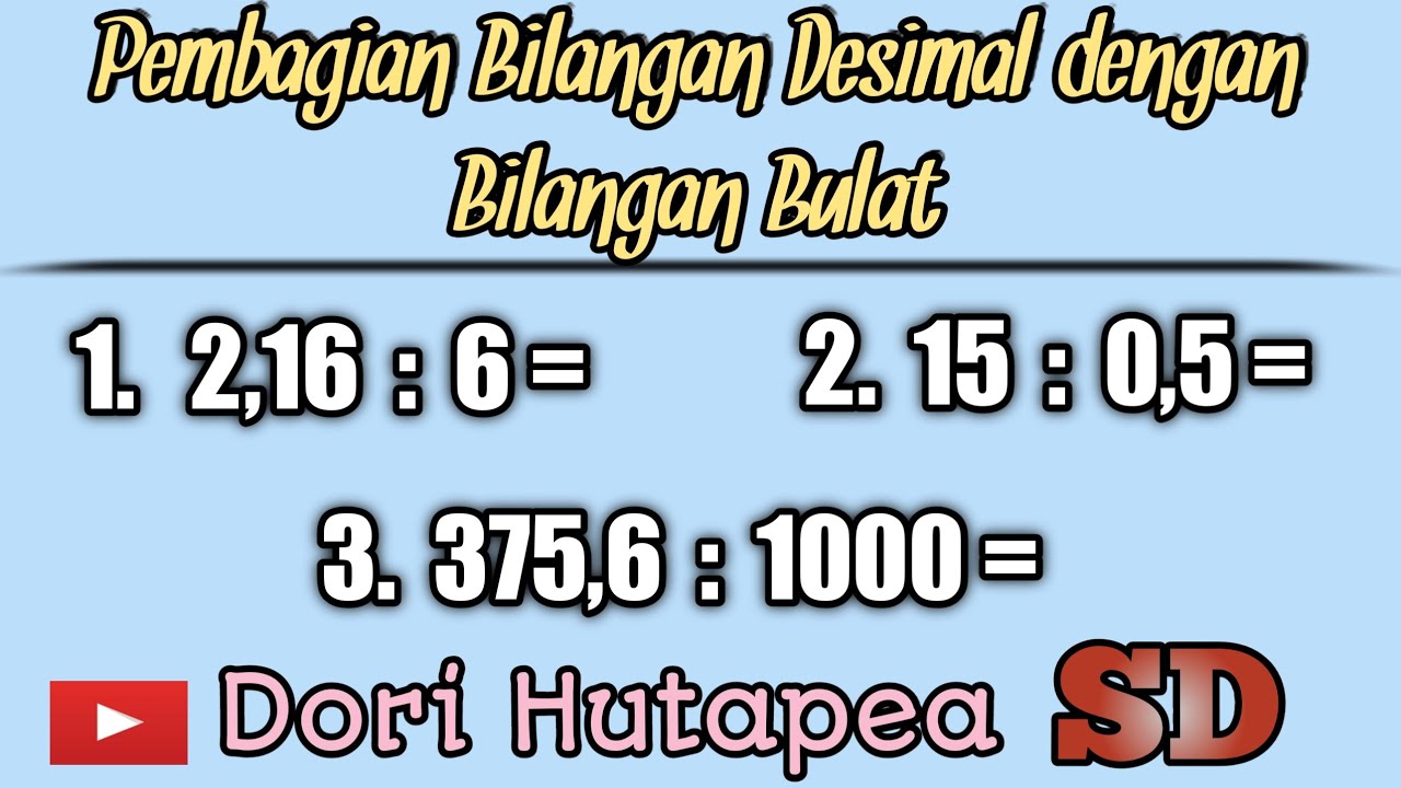 Detail Contoh Pembagian Desimal Nomer 27