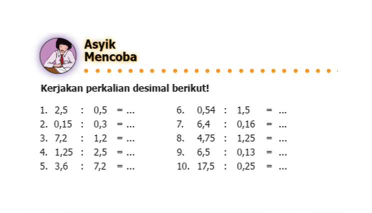 Detail Contoh Pembagian Desimal Nomer 9