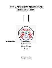 Detail Contoh Pembangunan Desa Nomer 43