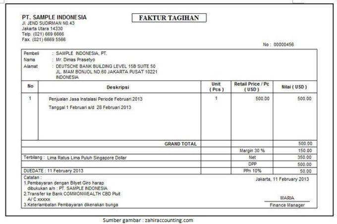 Detail Contoh Pembayaran Tunai Nomer 14