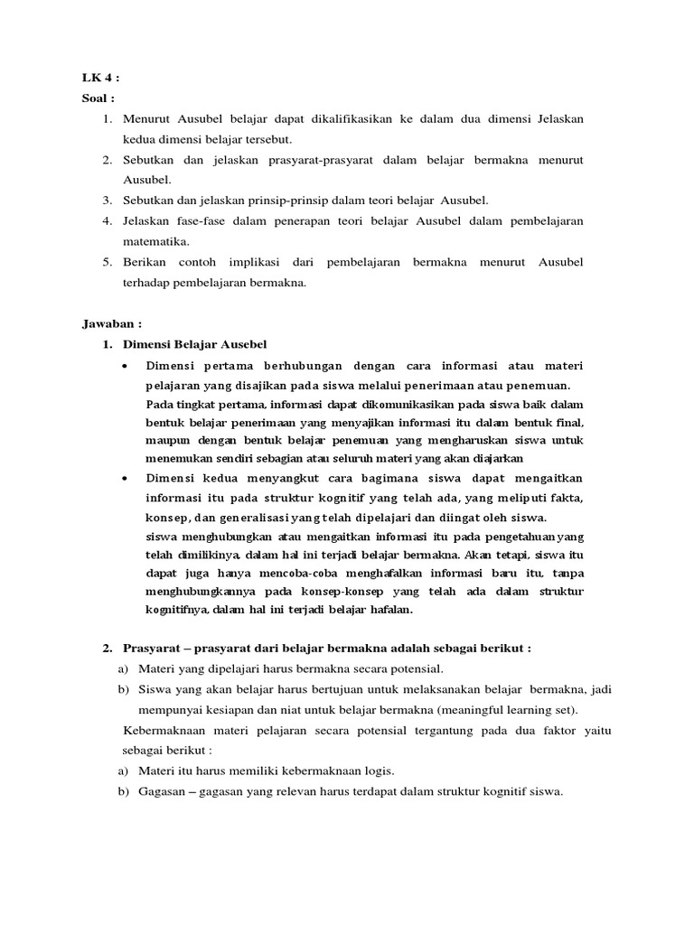 Detail Contoh Pembelajaran Bermakna Nomer 21