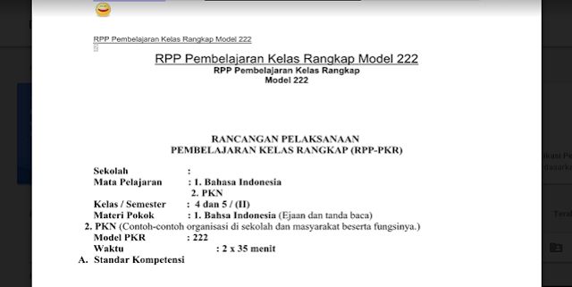 Detail Contoh Pembelajaran Kelas Rangkap Nomer 20