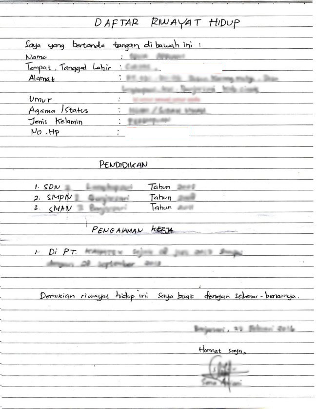 Detail Contoh Pembuatan Cv Nomer 52