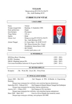 Detail Contoh Pembuatan Cv Lamaran Kerja Nomer 4