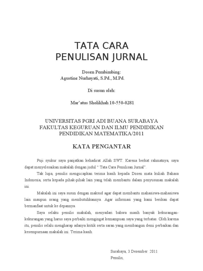 Detail Contoh Pembuatan Jurnal Nomer 9