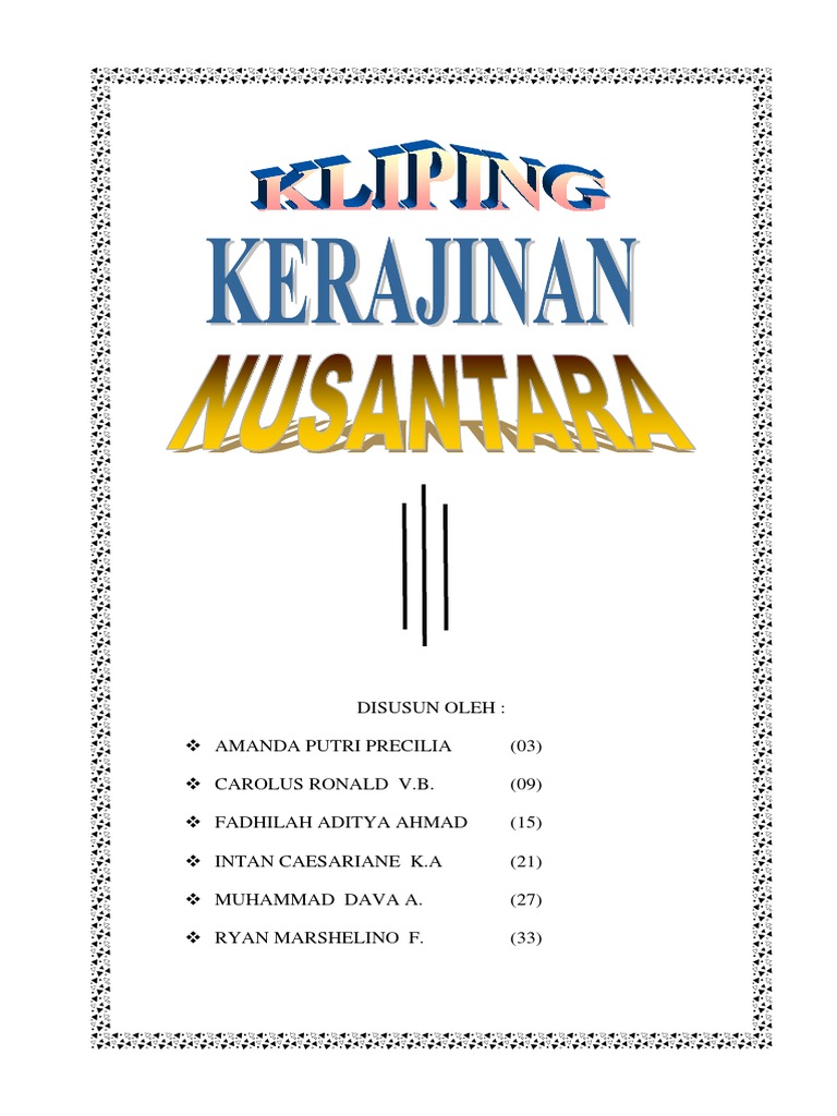 Detail Contoh Pembuatan Kliping Nomer 44