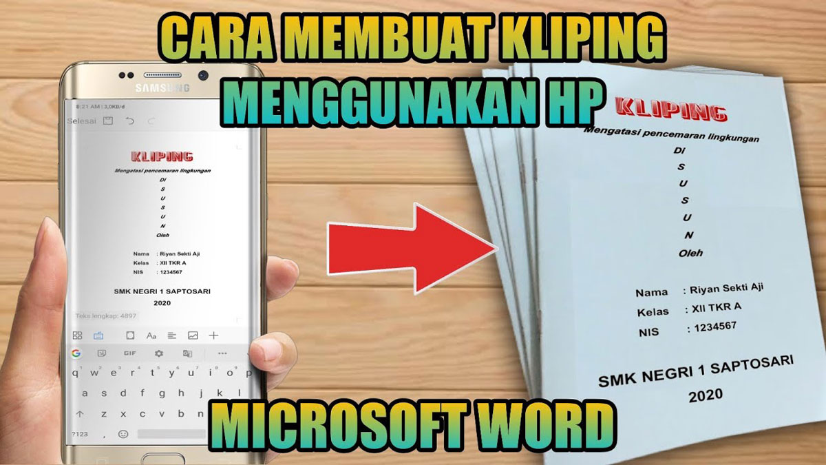 Detail Contoh Pembuatan Kliping Nomer 7