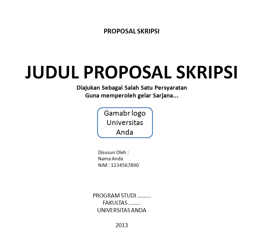 Detail Contoh Pembuatan Proposal Penelitian Nomer 12