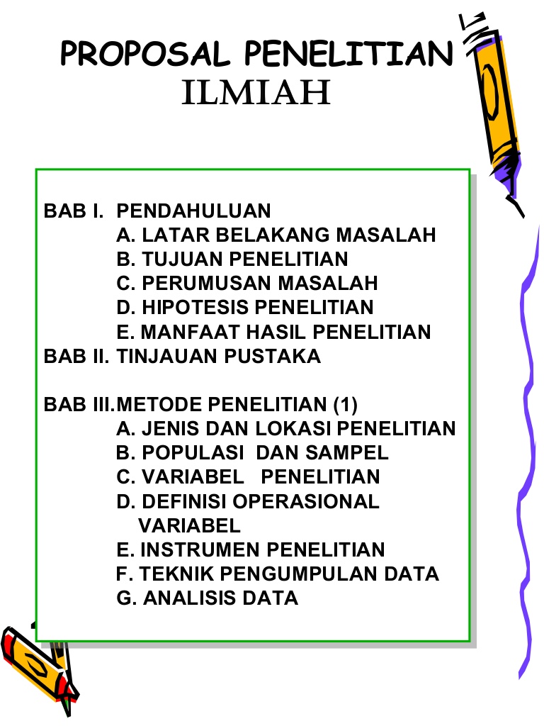 Detail Contoh Pembuatan Proposal Penelitian Nomer 17