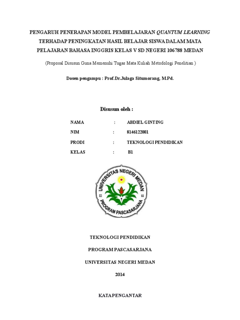 Detail Contoh Pembuatan Proposal Penelitian Nomer 28