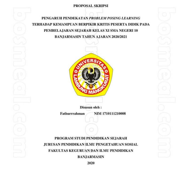 Detail Contoh Pembuatan Proposal Penelitian Nomer 4