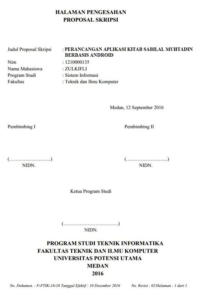 Detail Contoh Pembuatan Proposal Penelitian Nomer 32