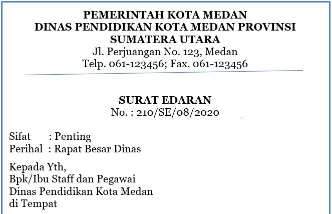 Detail Contoh Pembuatan Surat Resmi Nomer 34