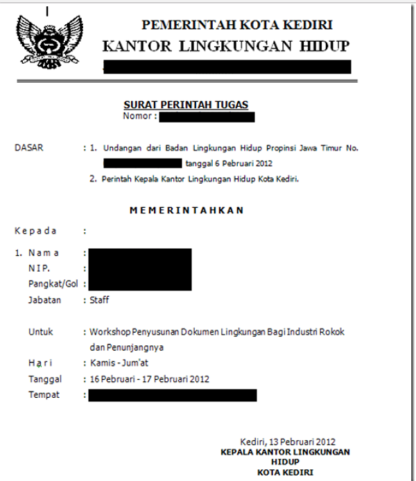 Detail Contoh Pembuatan Surat Resmi Nomer 37