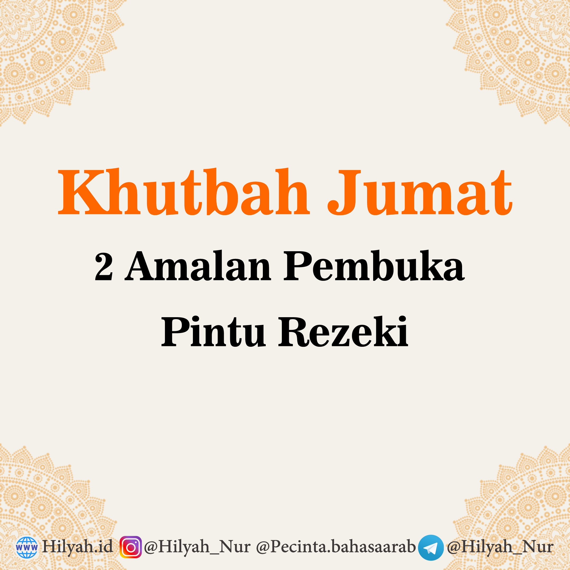 Detail Contoh Pembukaan Khutbah Nomer 32