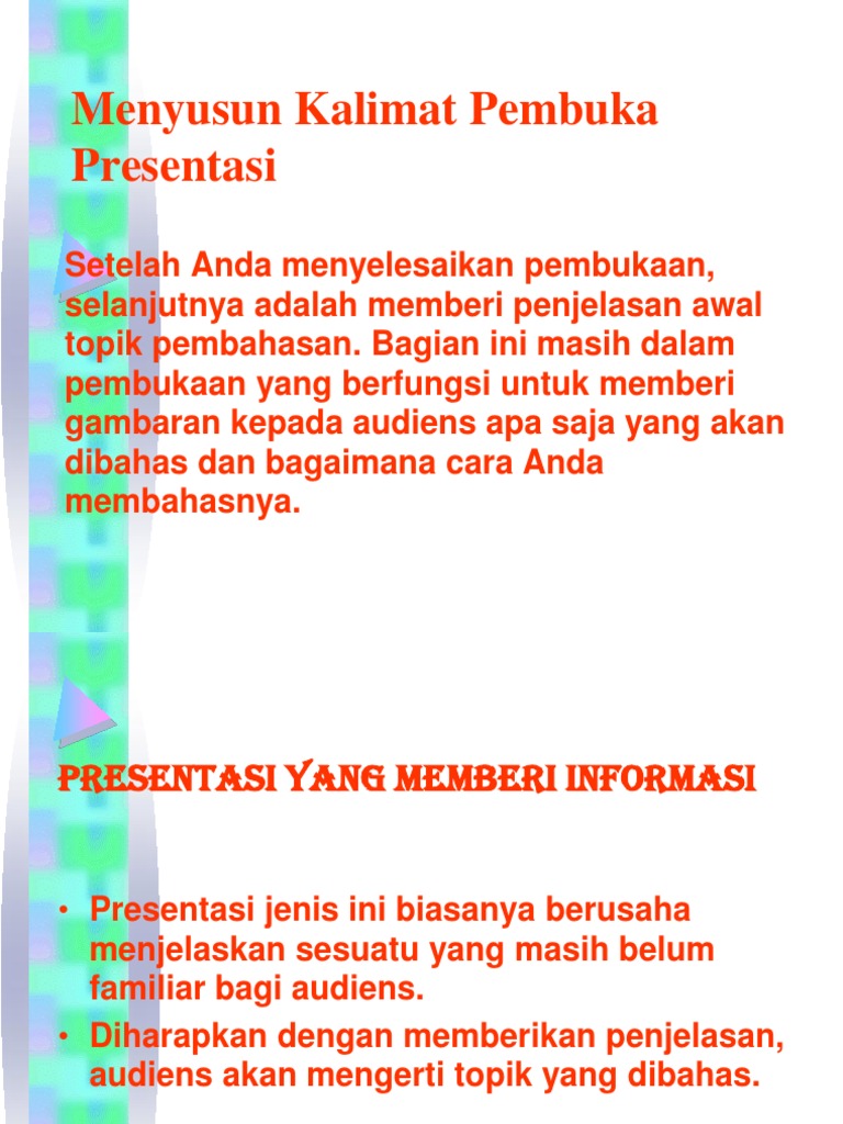 Detail Contoh Pembukaan Presentasi Nomer 3