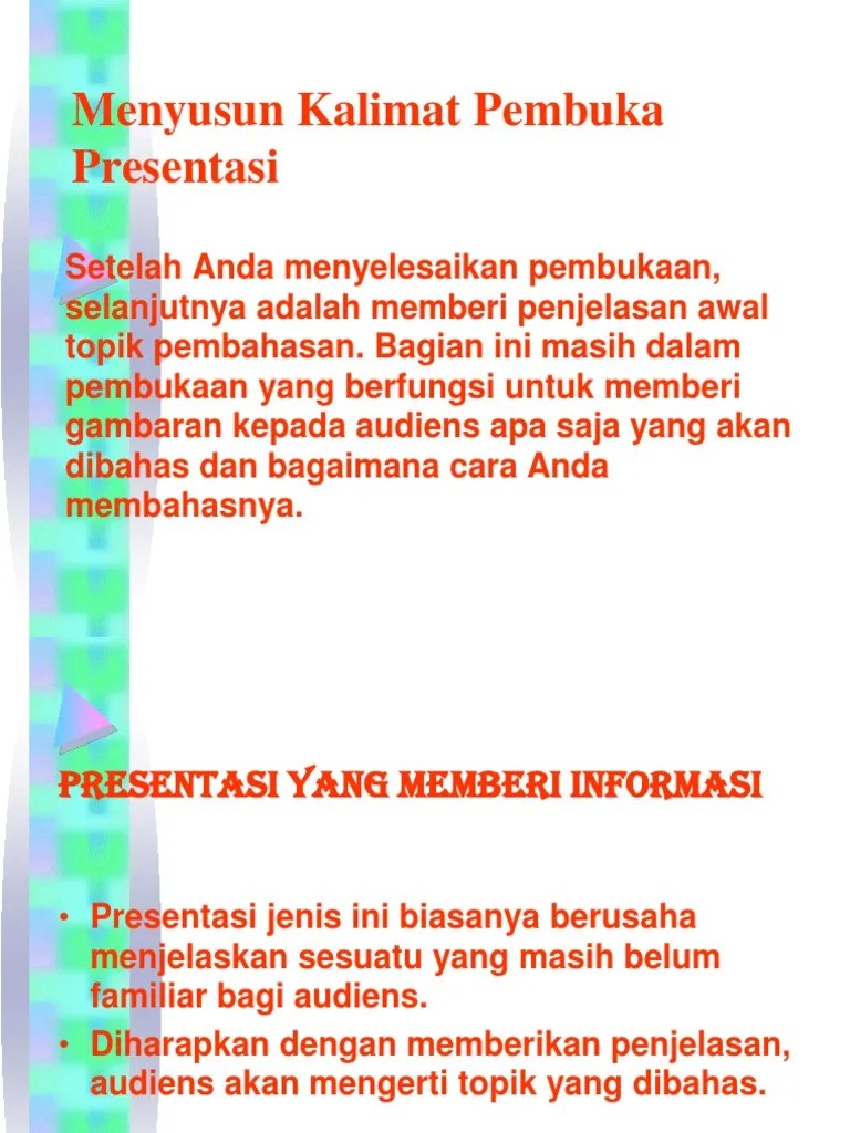 Detail Contoh Pembukaan Presentasi Power Point Nomer 38