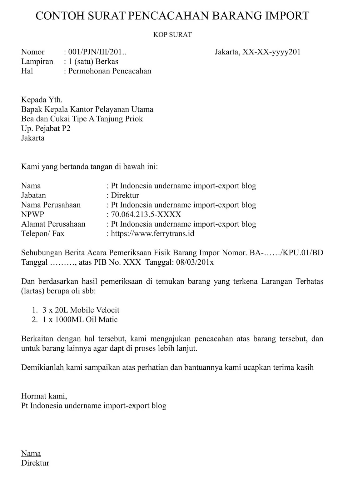 Detail Contoh Pembukaan Surat Nomer 43