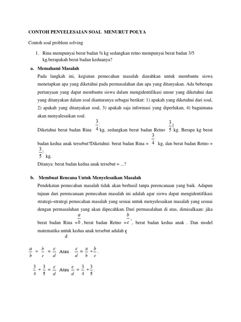 Detail Contoh Pemecahan Masalah Nomer 6