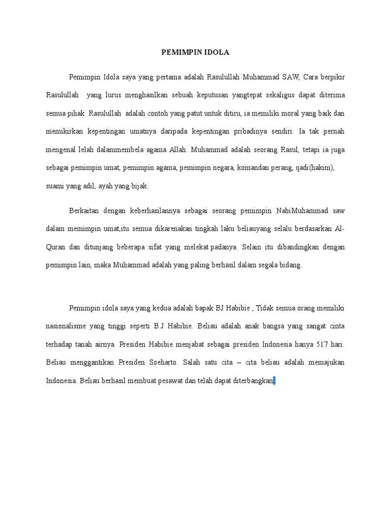 Detail Contoh Pemimpin Idola Nomer 42