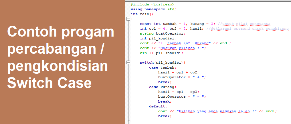 Detail Contoh Pemrograman Dasar Nomer 20