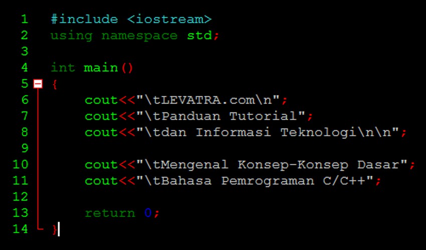 Detail Contoh Pemrograman Dasar Nomer 4