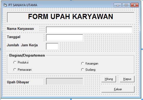 Detail Contoh Pemrograman Visual Nomer 12