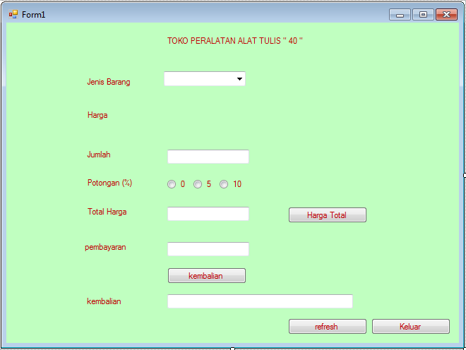 Detail Contoh Pemrograman Visual Nomer 16