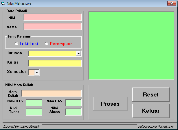 Detail Contoh Pemrograman Visual Nomer 20