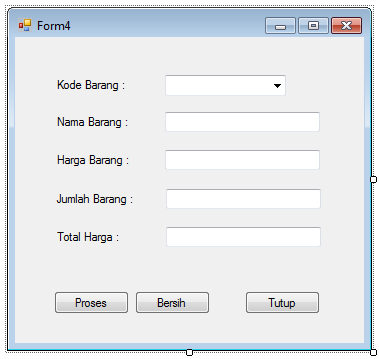 Detail Contoh Pemrograman Visual Nomer 6