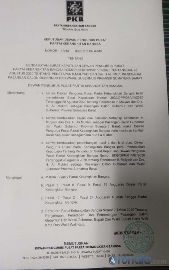 Detail Contoh Pencabutan Surat Keputusan Bupati Nomer 27