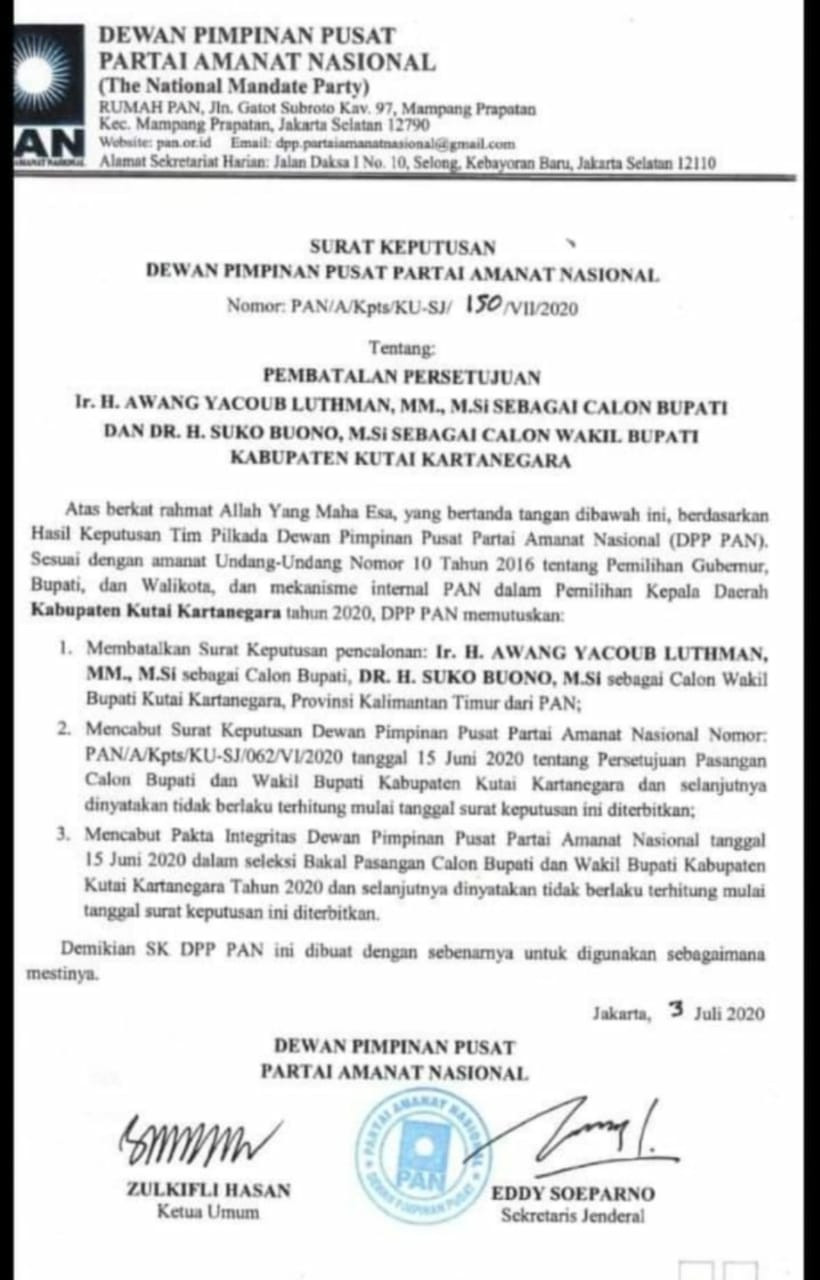 Detail Contoh Pencabutan Surat Keputusan Bupati Nomer 29