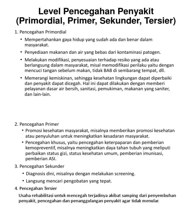 Detail Contoh Pencegahan Primer Nomer 2