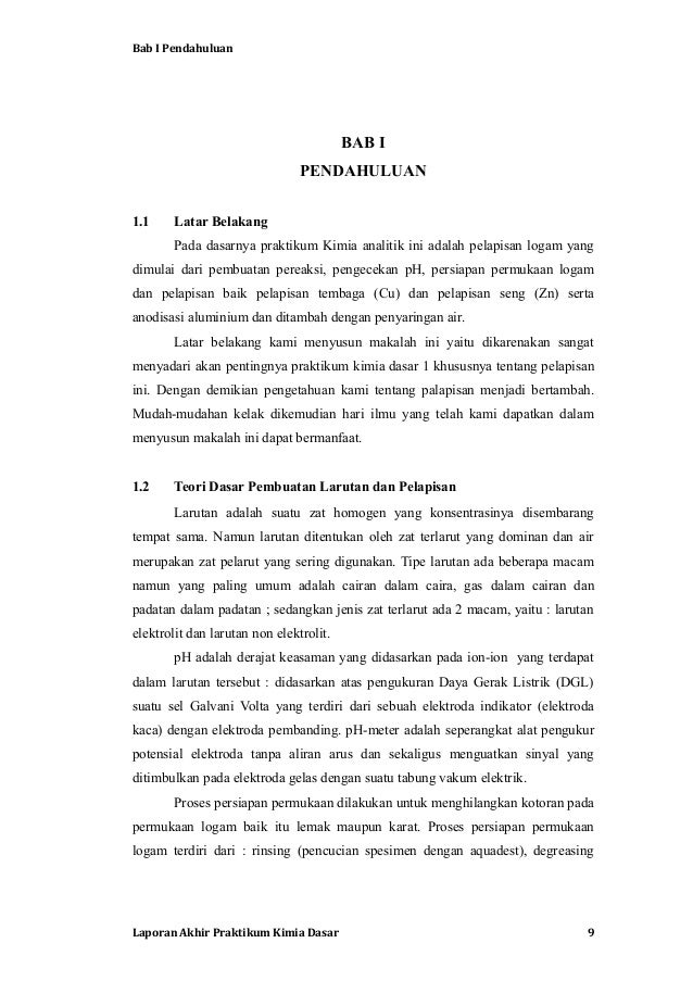 Detail Contoh Pendahuluan Laporan Praktikum Nomer 33