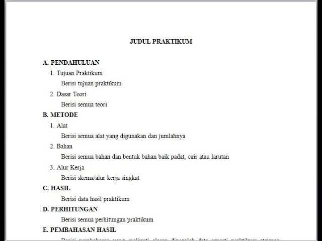 Detail Contoh Pendahuluan Laporan Praktikum Nomer 38