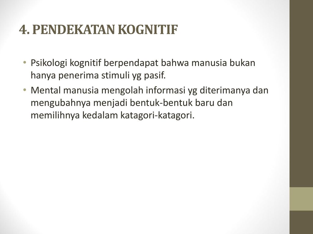 Detail Contoh Pendekatan Kognitif Nomer 13