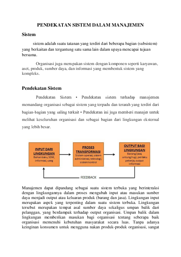 Detail Contoh Pendekatan Sistem Nomer 8