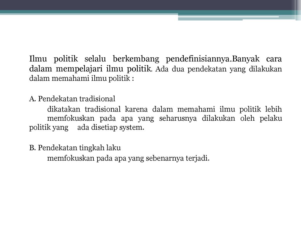 Detail Contoh Pendekatan Tradisional Nomer 2