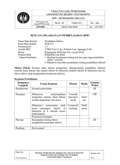 Detail Contoh Pendidikan Inklusif Nomer 16