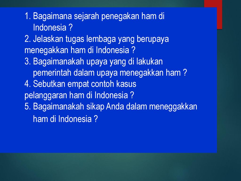 Detail Contoh Penegakan Ham Di Indonesia Nomer 40