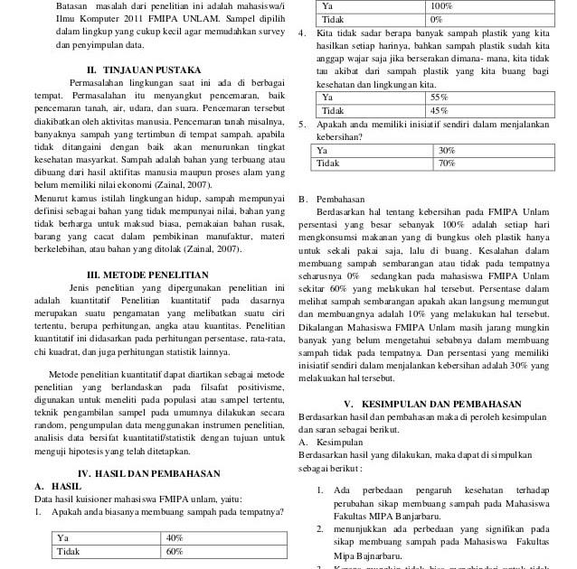 Detail Contoh Penelitian Geografi Tentang Pencemaran Air Nomer 13