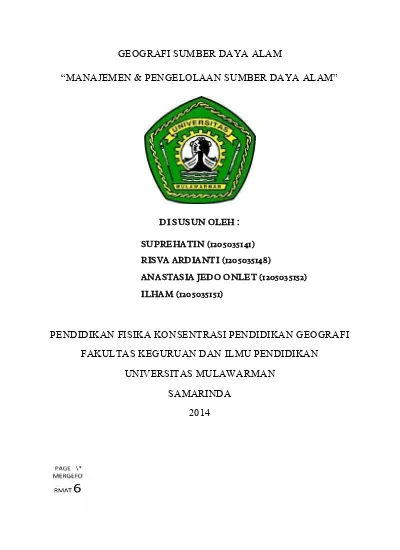 Detail Contoh Penelitian Geografi Tentang Pencemaran Air Nomer 17