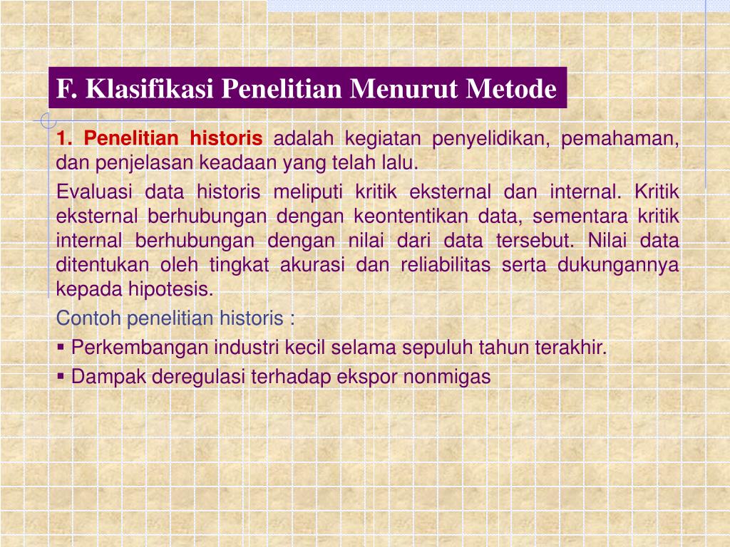 Detail Contoh Penelitian Historis Nomer 28